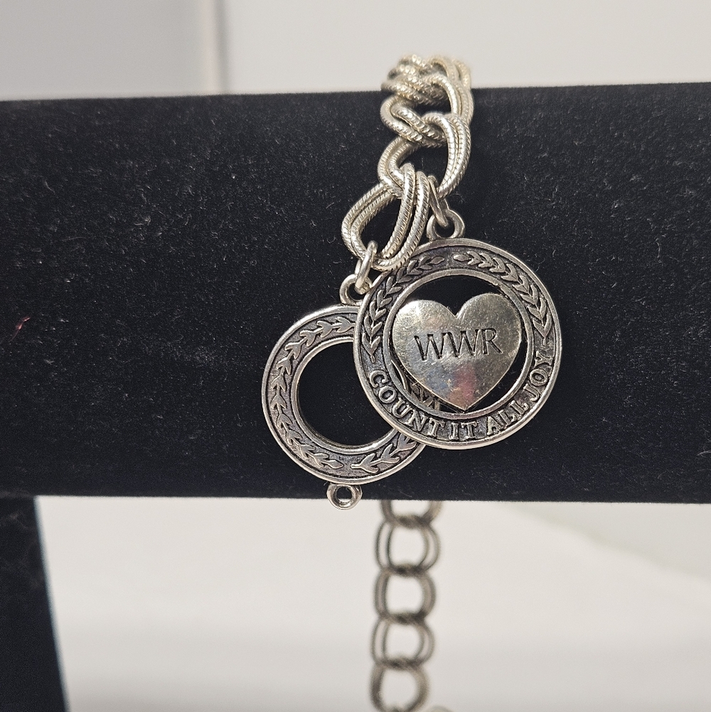 Premier Designs "Count it All Joy" Silver-tone Toggle Bracelet WWR